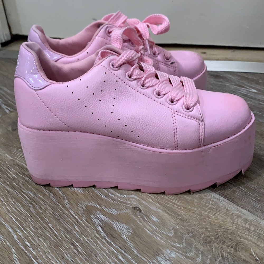 Worn YRU platform sneakers